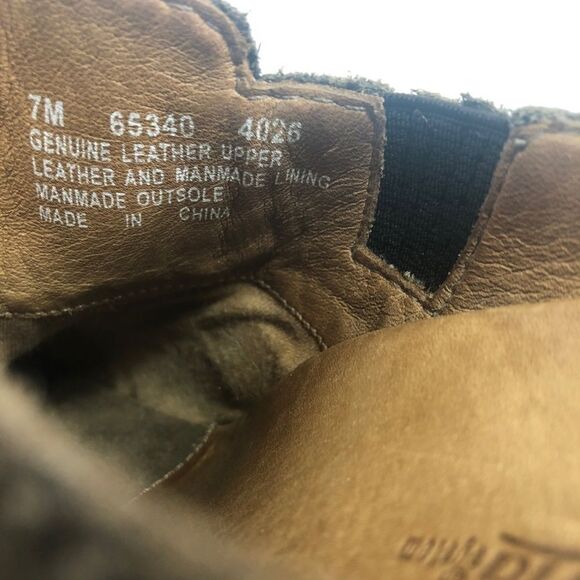 TIMBERLAND Womens Shoes 7M Brown Leather Wedge - Picture 6 of 7